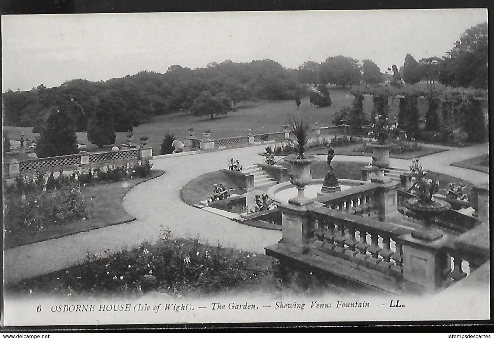 CPA ANGLETERRE - Isle Of Wight, Osborne House - The Garden - Cowes