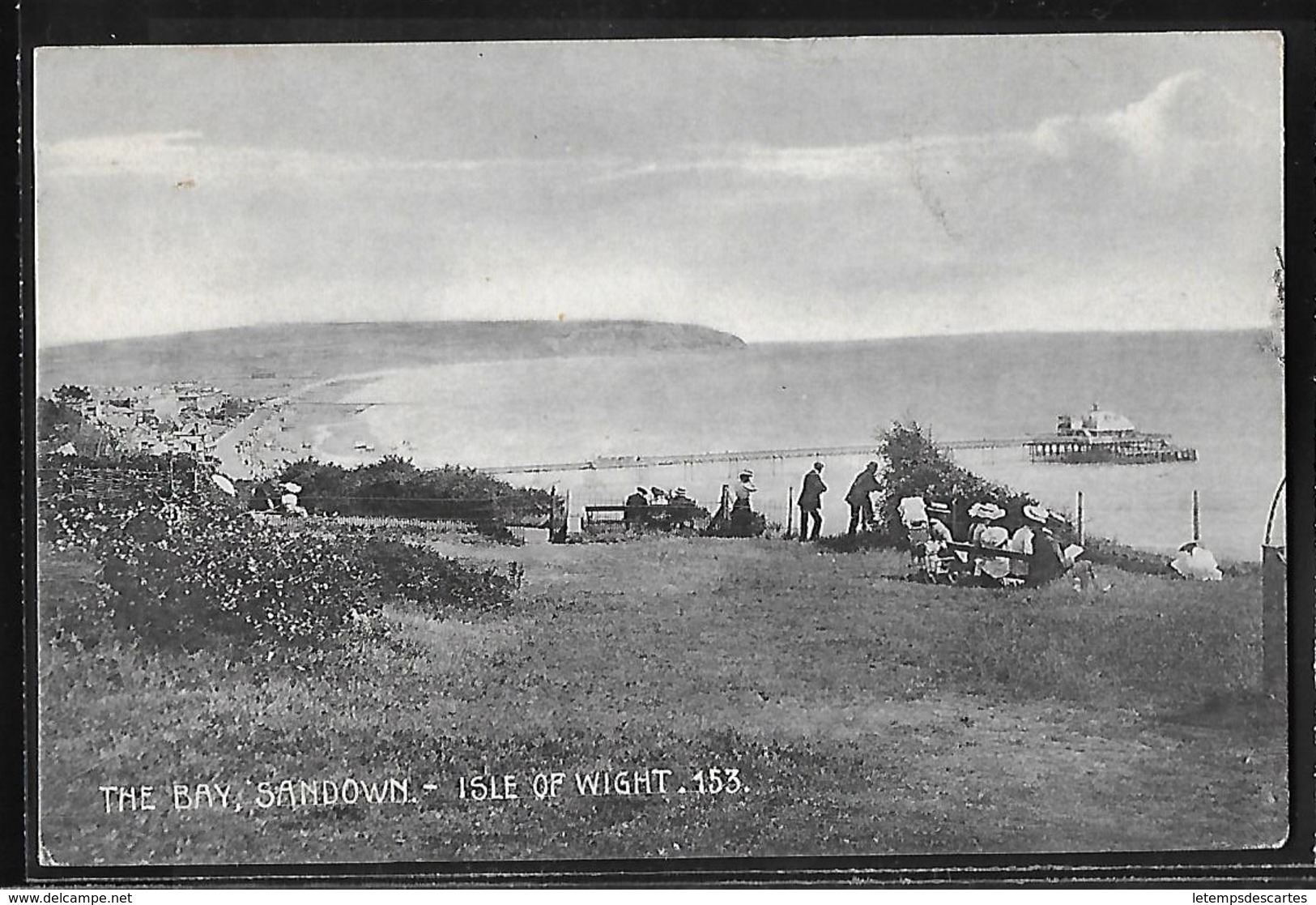 CPA ANGLETERRE - Isle Of Wight, Sandown - The Bay - Sandown