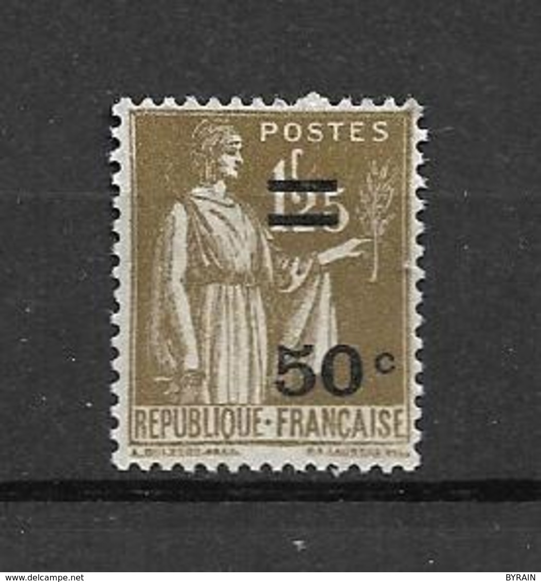 FRANCE 1934     N° 298    Timbre De 1932 Surchargé  NEUF - Ungebraucht