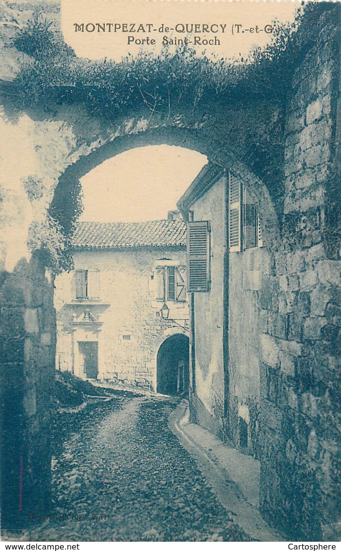 CPA 82 Tarn Et Garonne Montpezat Du Quercy Porte Saint Roch - De - Montpezat De Quercy