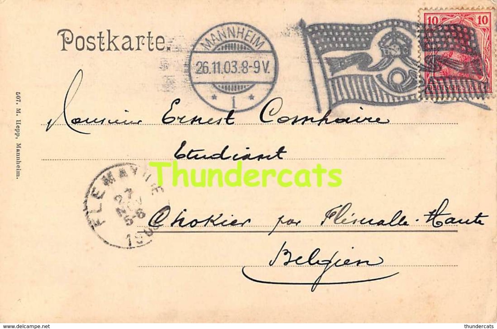 CPA MANNHEIM FRIEDRICHSRING TRAM - Mannheim