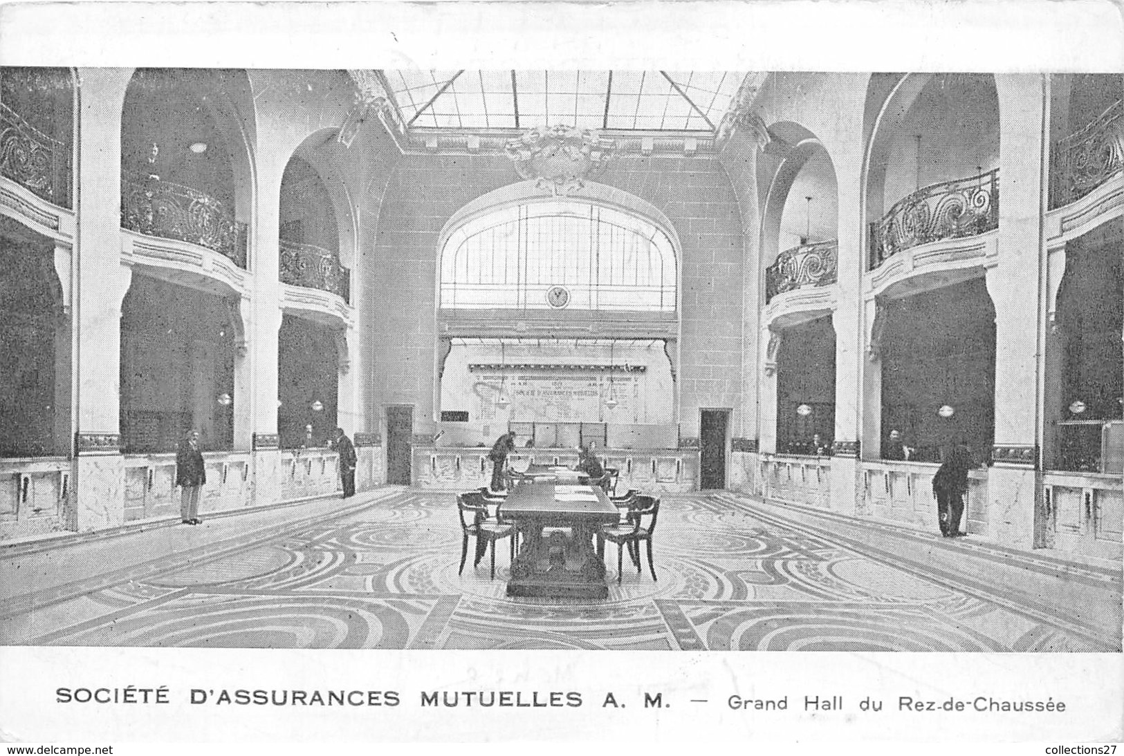 PARIS-75008-STE D'ASSURANCES MUTUELLE 9 RUE ROYALE, GRAND HALL DU REZ-DE-CHAUSEE - Arrondissement: 08