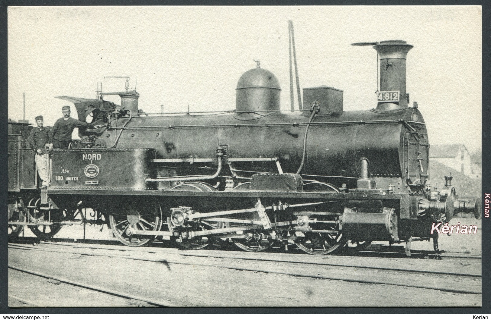 Locomotives Du NORD - Machine N° 4842 (Type 040) - H. M. P. N° 262 - Voir 2 Scans - Trains