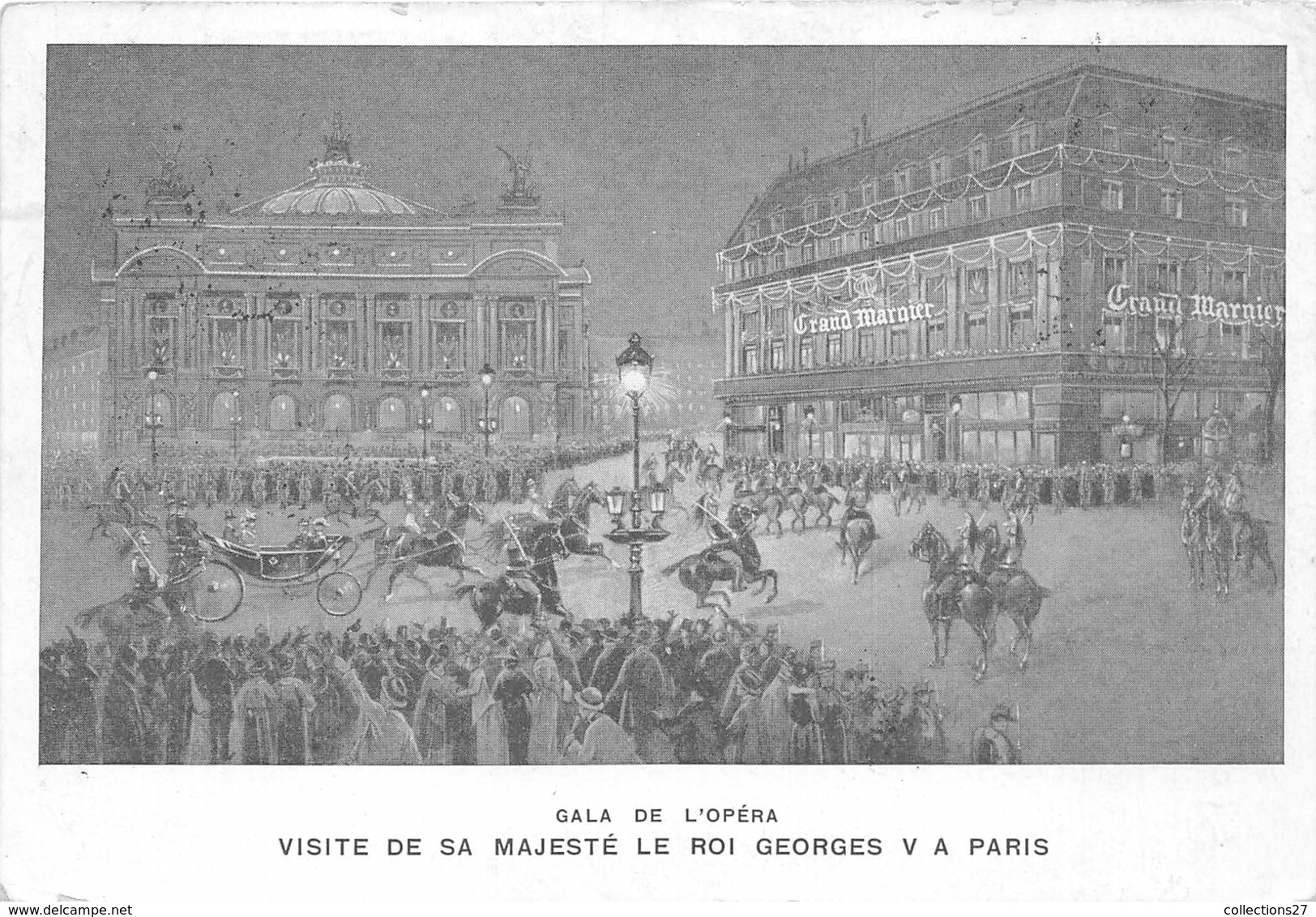 PARIS-75008-GALA DE L'OPERA, VISITE DE SA MAJESTE LE ROI GEORGES V A PARIS - Arrondissement: 08