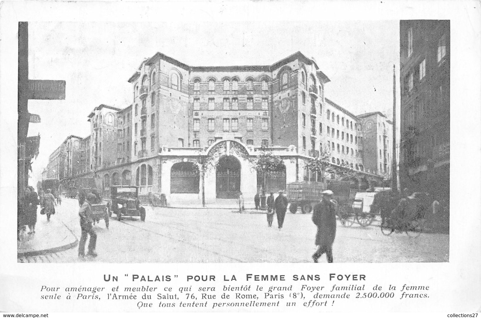 PARIS-75008-UN PALAIS POUR LA FEMME SANS FOYER - Arrondissement: 08