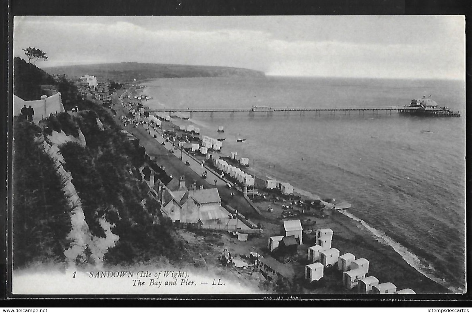 CPA ANGLETERRE - Isle Of Wight, Sandown - The Bay And Pier - Sandown