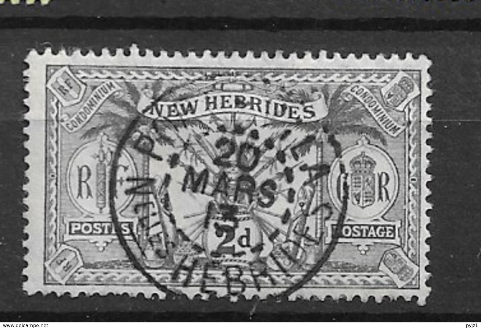 1911 USED New Hebrides Mi 29 - Used Stamps