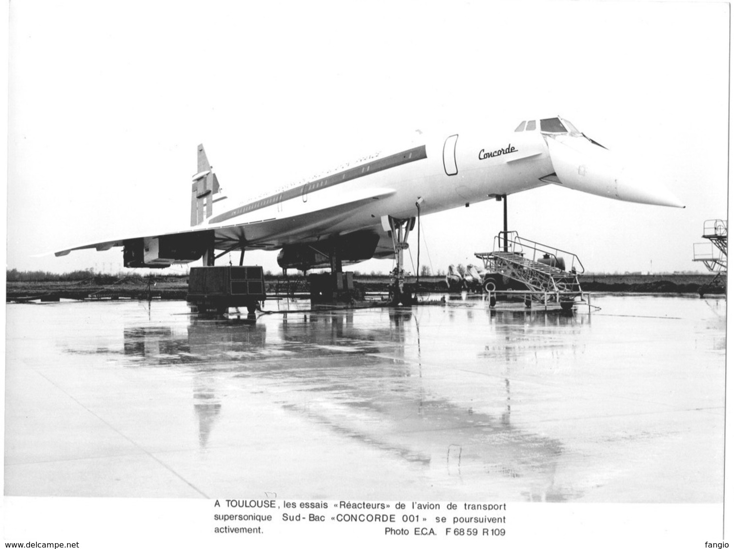 AVION 'SUPERSONIQUE -CONCORDE' -- (Centre D'Essais Aéronautiques De TOULOUSE) . - Otros & Sin Clasificación