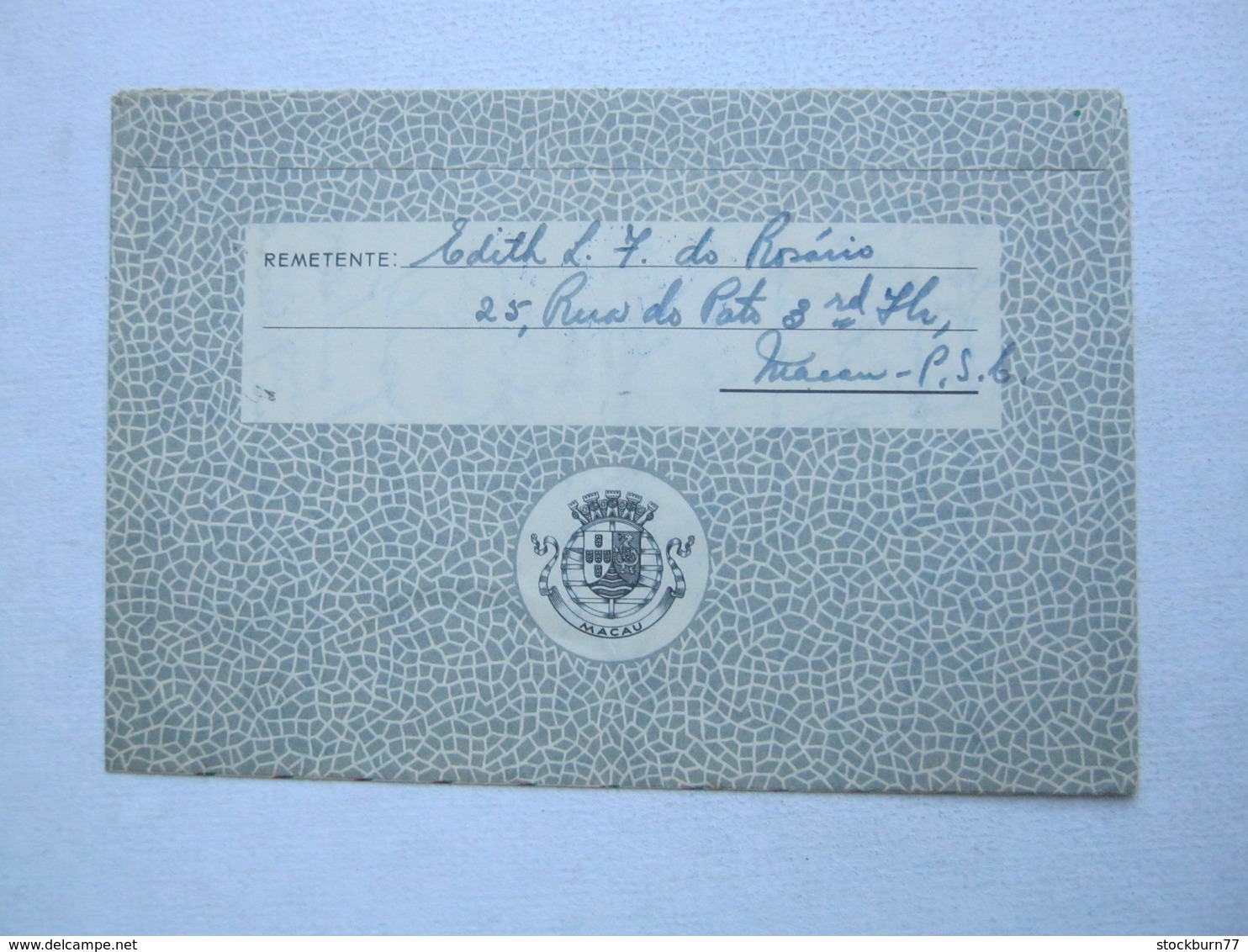 MACAO , Aerogramm 1954 - Postal Stationery