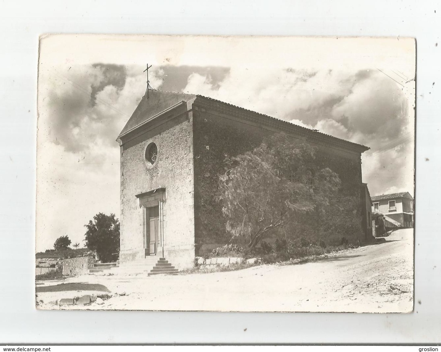 CABRIERES D'AIGUES (VAUCLUSE) CARTE PHOTO LE TEMPLE 1958 - Cabrieres D'Aigues