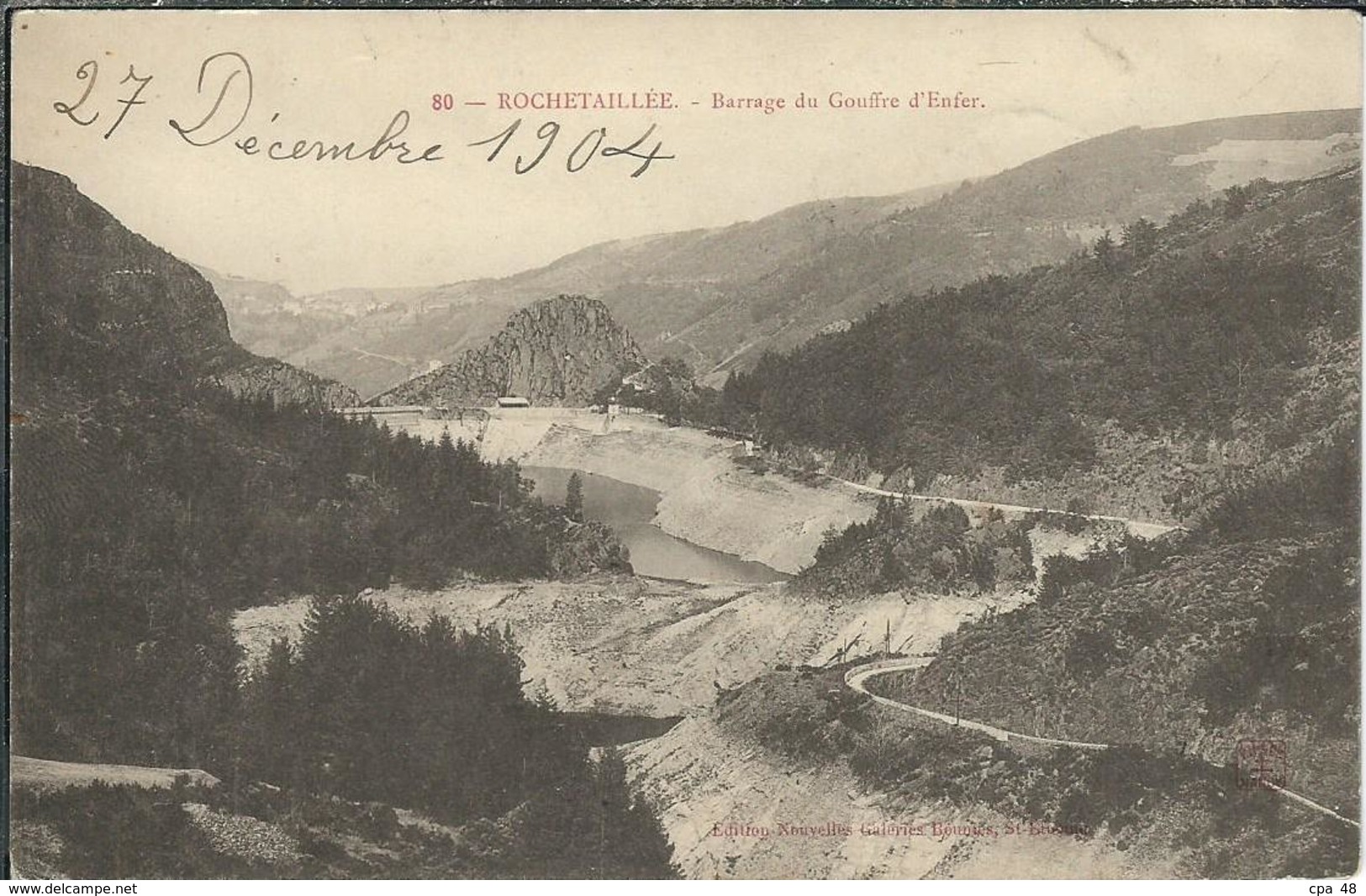 LOIRE : Rochetaillée, Barrage Du Gouffre D'Enfer - Rochetaillee