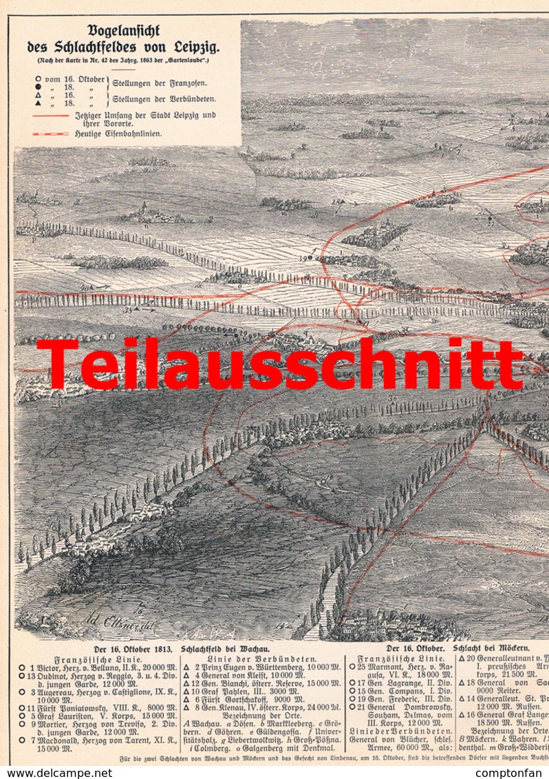 A102 488 - Leipziger Schlacht Völkerschlacht Artikel Mit 3 Bildern 1913 !! - Política Contemporánea