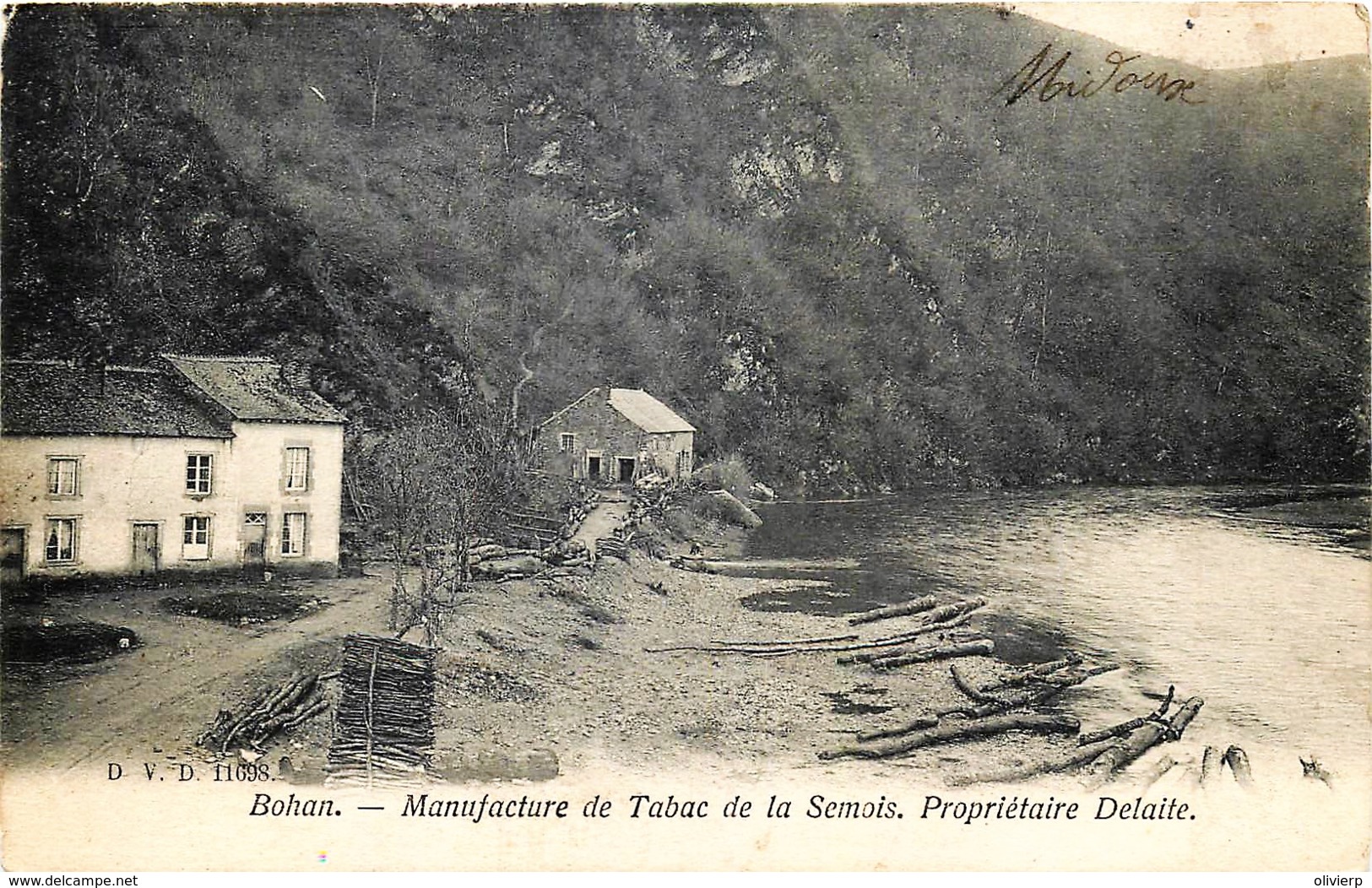 Belgique - Vresse-sur-Semois - Bohan - D.V.D. N° 11698 - Manufacture De Tabac De La Semois , Propriétaire Delaite - Vresse-sur-Semois