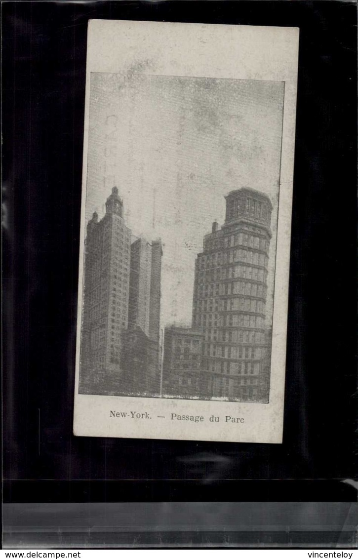 7 X 14 Cm Carte Postale En L Etat Sur Les Photos NEW YORK - Passage Du Parc - Parchi & Giardini
