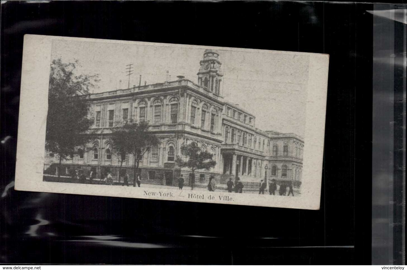 7 X 14 Cm Carte Postale En L Etat Sur Les Photos New York Hotel De Ville - Autres Monuments, édifices