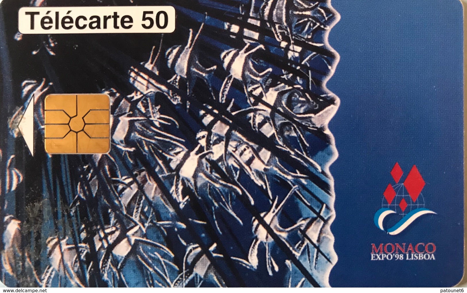 MONACO  -  Phonecard  -  MF 47  -  Expo Lisboa 98   -  50 Unités - Monaco