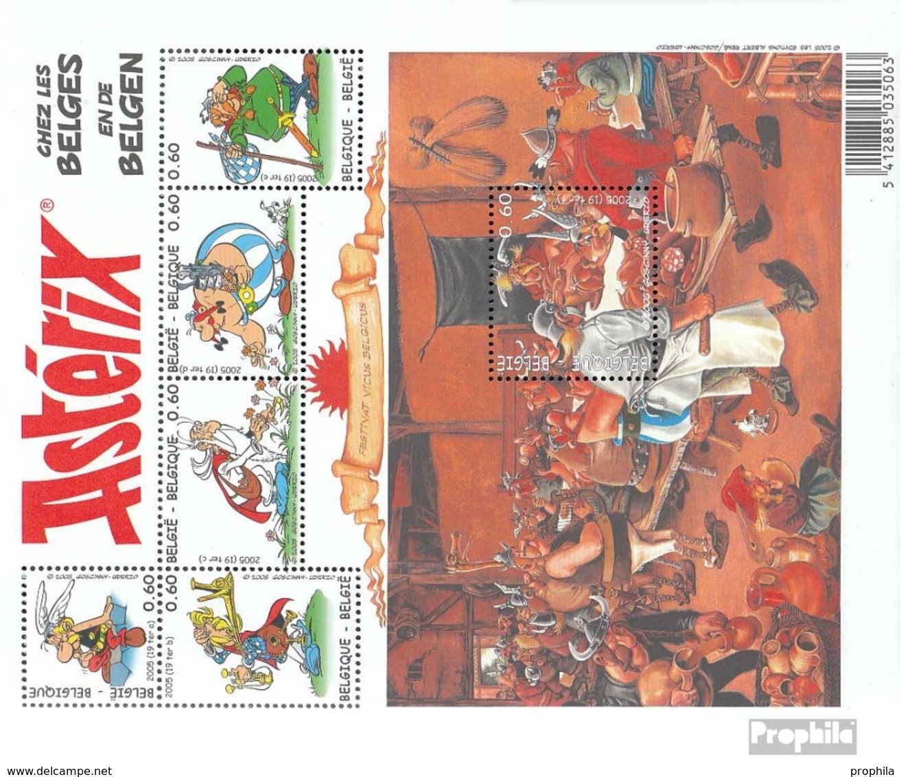 Belgien Block104 (kompl.Ausg.) Postfrisch 2005 Asterix - 1961-2001