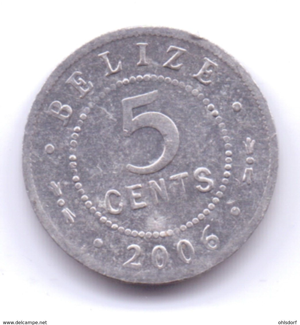 BELIZE 2006: 5 Cents, KM 34a - Belize