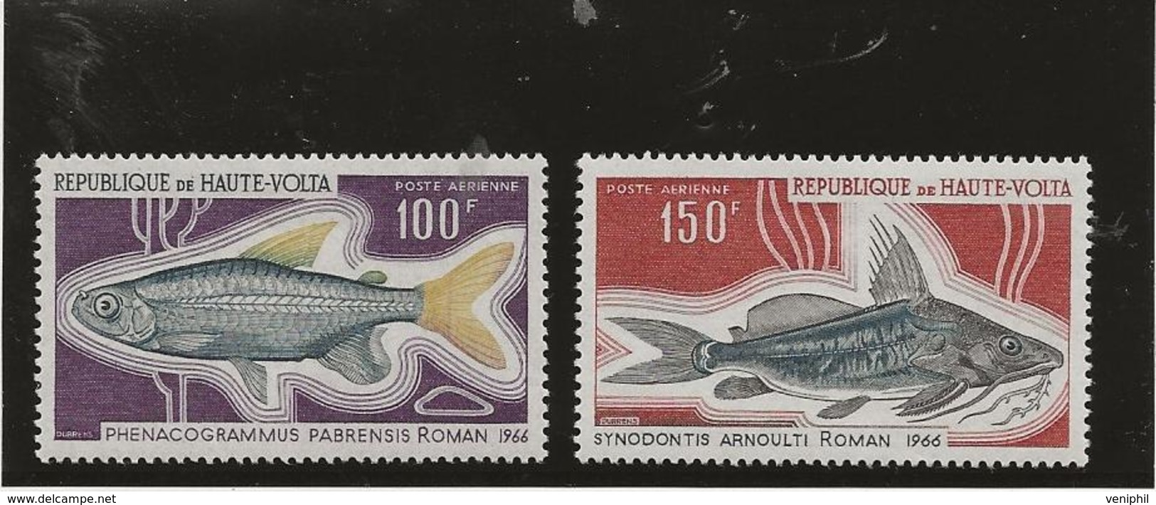 HAUTE - VOLTA -POSTE AERIENNE  N° 65 ET 66-NEUF INFIME CHARNIERE - ANNEE 1968 - Unused Stamps