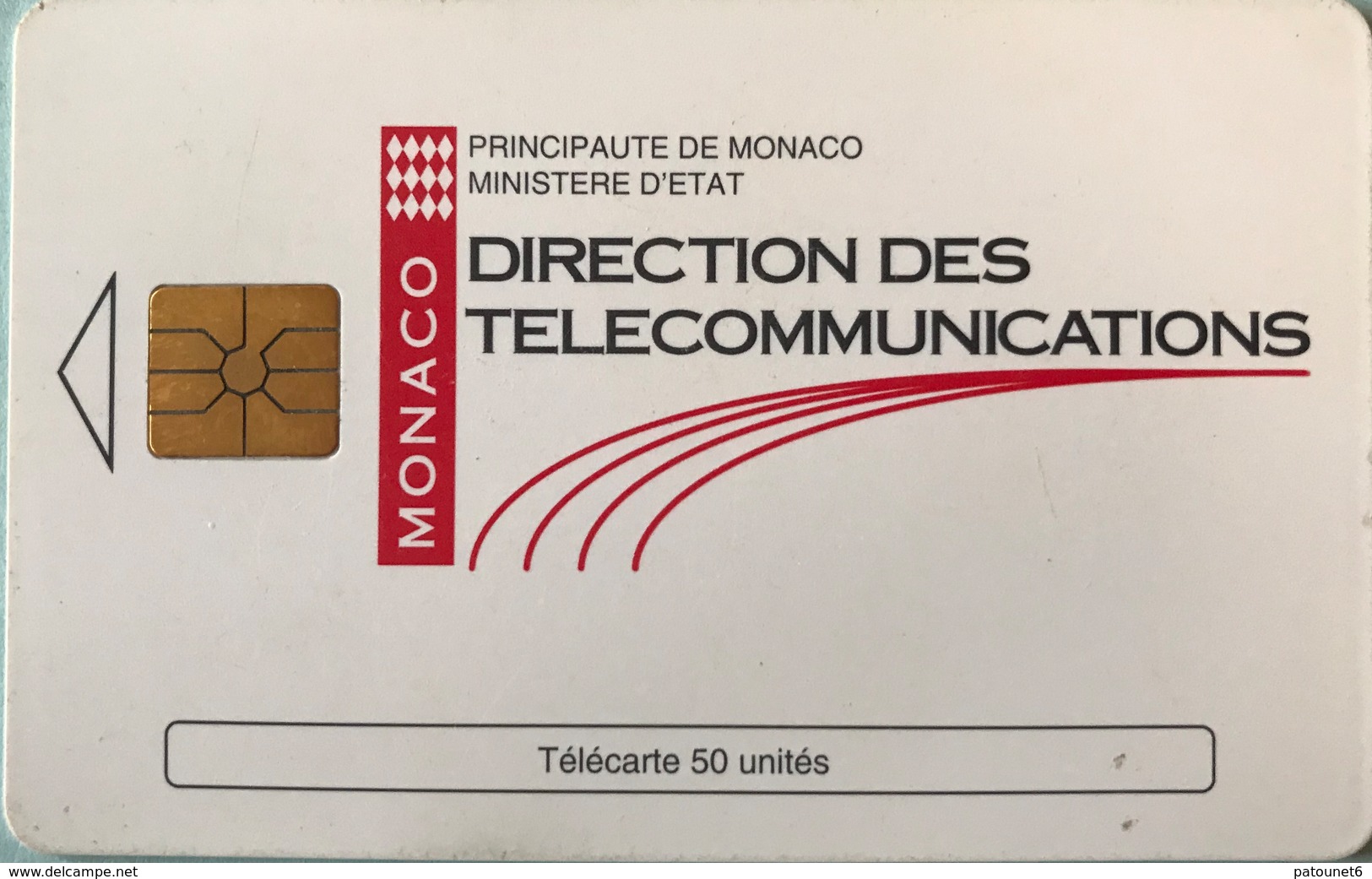 MONACO  -  Phonecard  -  MF 31  -  Direction  Des Telecom  -  50 Unités - Monaco