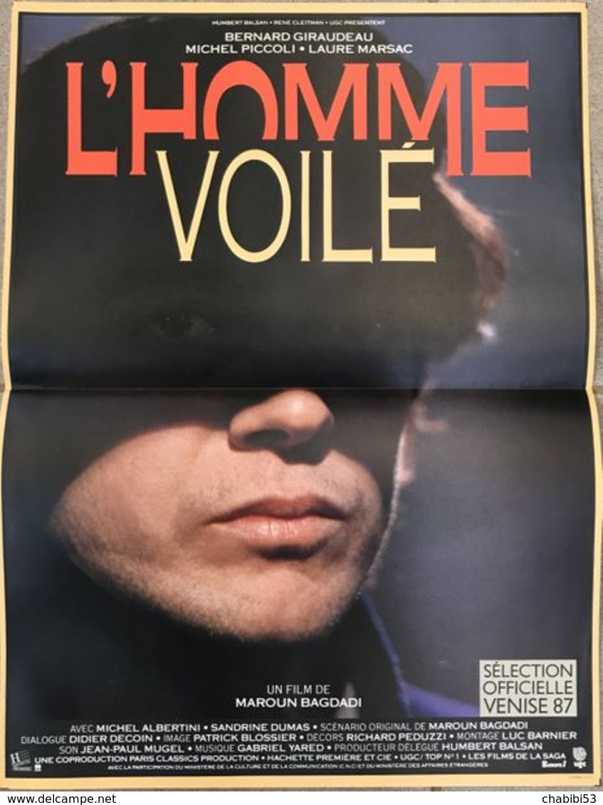 Affiche Film L'HOMME VOILE Avec Bernard Giraudeau, Michel Piccoli, Laure Marsac - 1987 - Affiches
