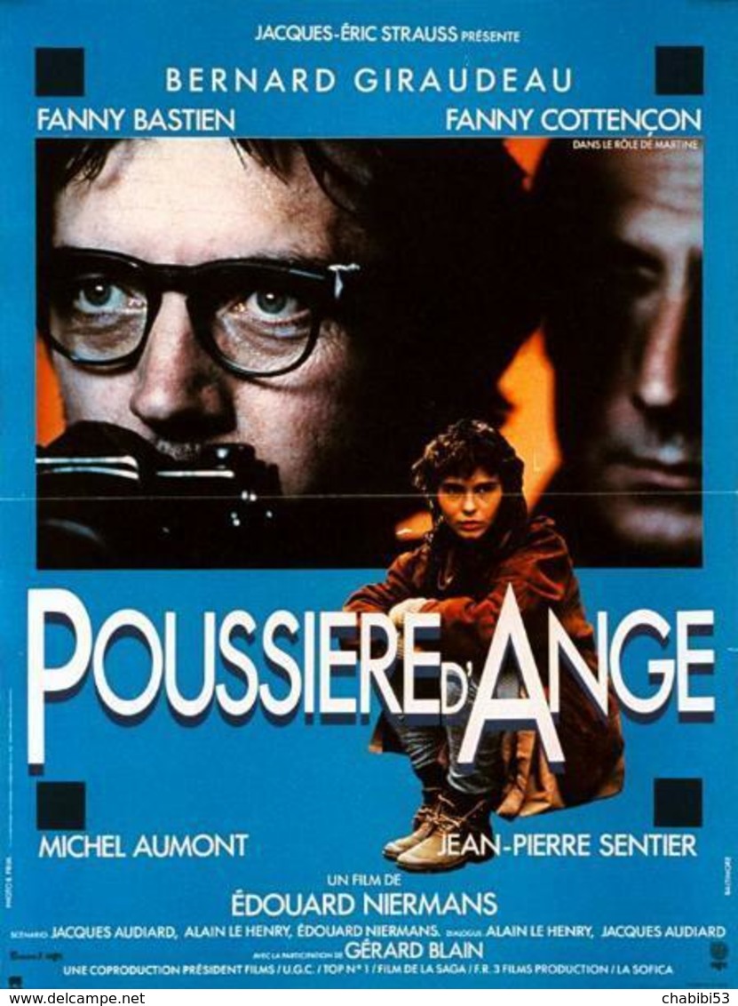 Affiche Film POUSSIERE D'ANGE Avec  Bernard Giraudeau, Fanny Bastien, Fanny Cottençon - 1986 - Affiches