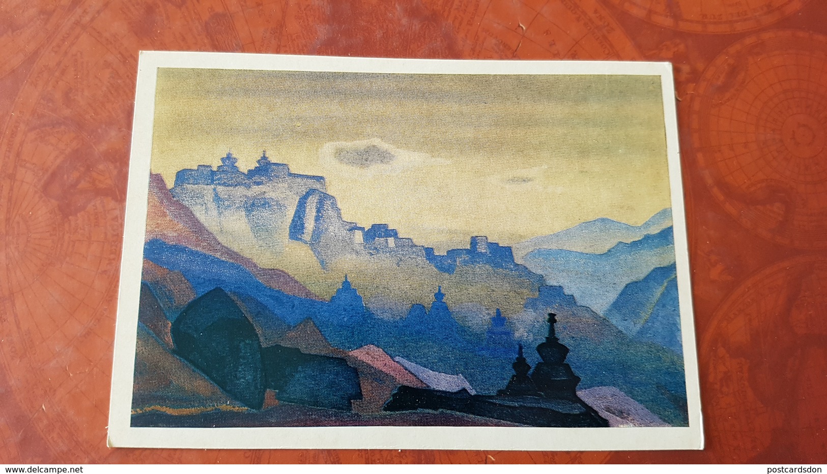 Nicholas Roerich - "Ladak" -  HIMALAYA - Tibet -  - Old USSR PC 1974 - Tibet