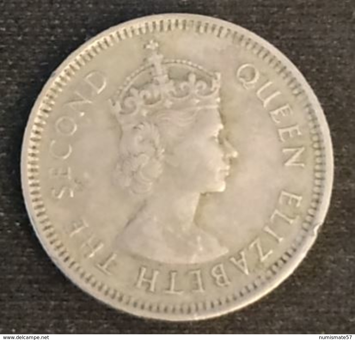 BRITISH CARIBBEAN TERRITORIES - 10 CENTS 1965 - Elizabeth II - 1ère Effigie - KM 5 - Caraibi Britannici (Territori)