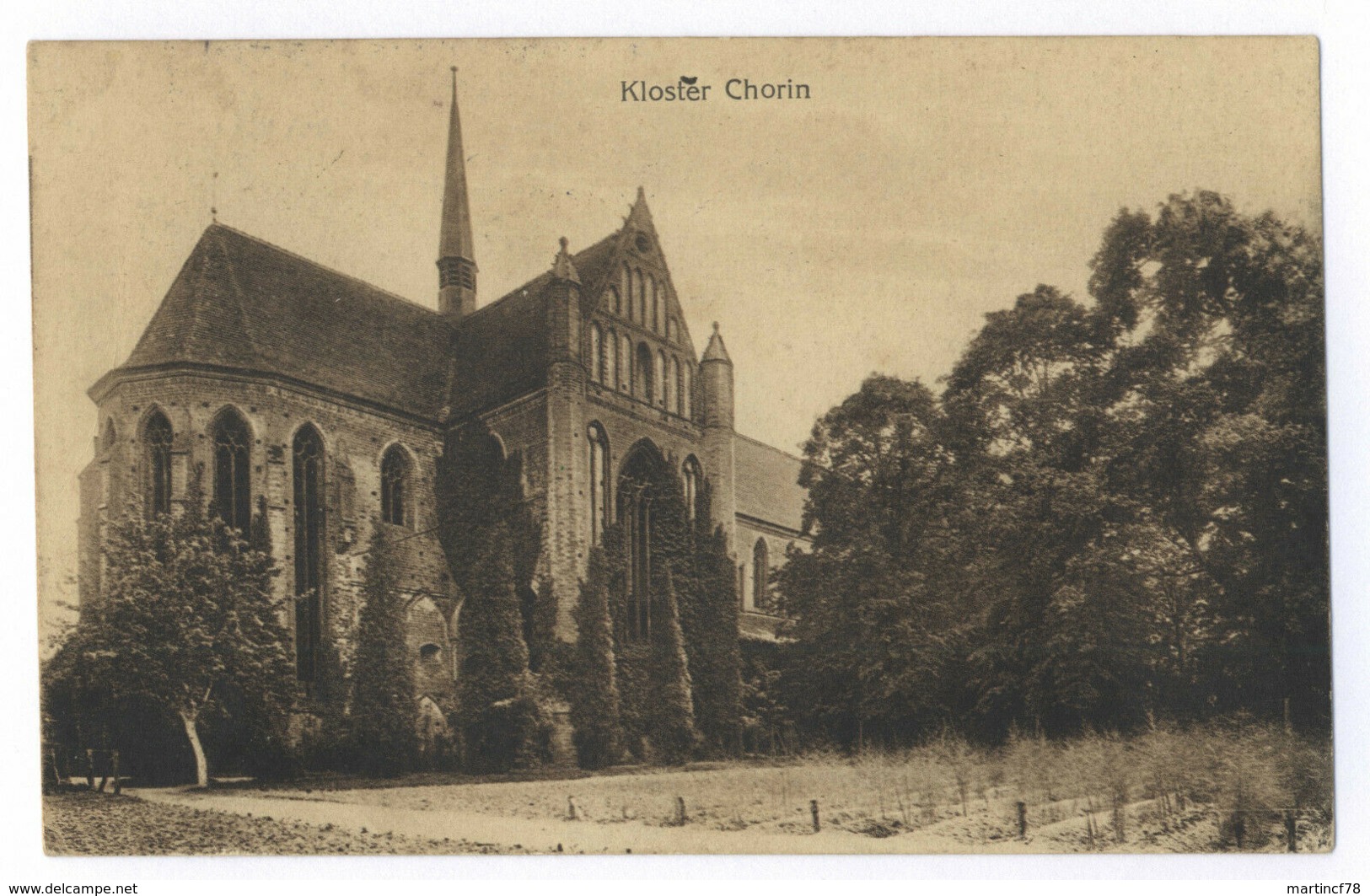 Kloster Chorin Gel. 1919 Liepe Postkarte Ansichtskarte - Chorin