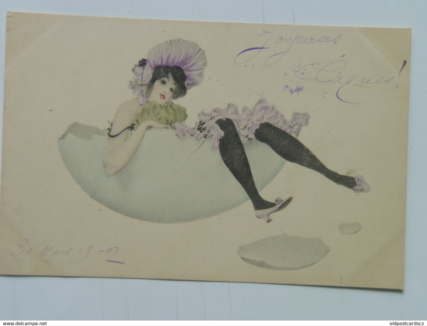 Raphael Kirchner 56 G-4 Girls And Eggs Files Et Oeufs 1901 - Kirchner, Raphael