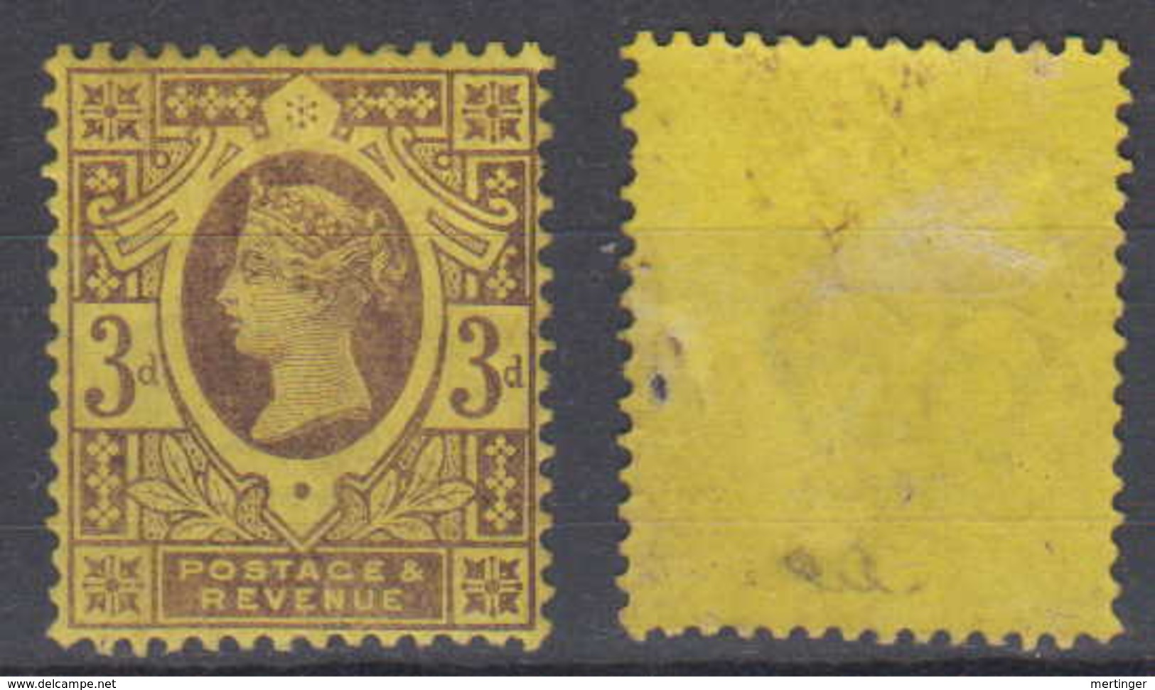 Great Britain Mi# 90 * Mint 3P Victoria 1887 - Unused Stamps