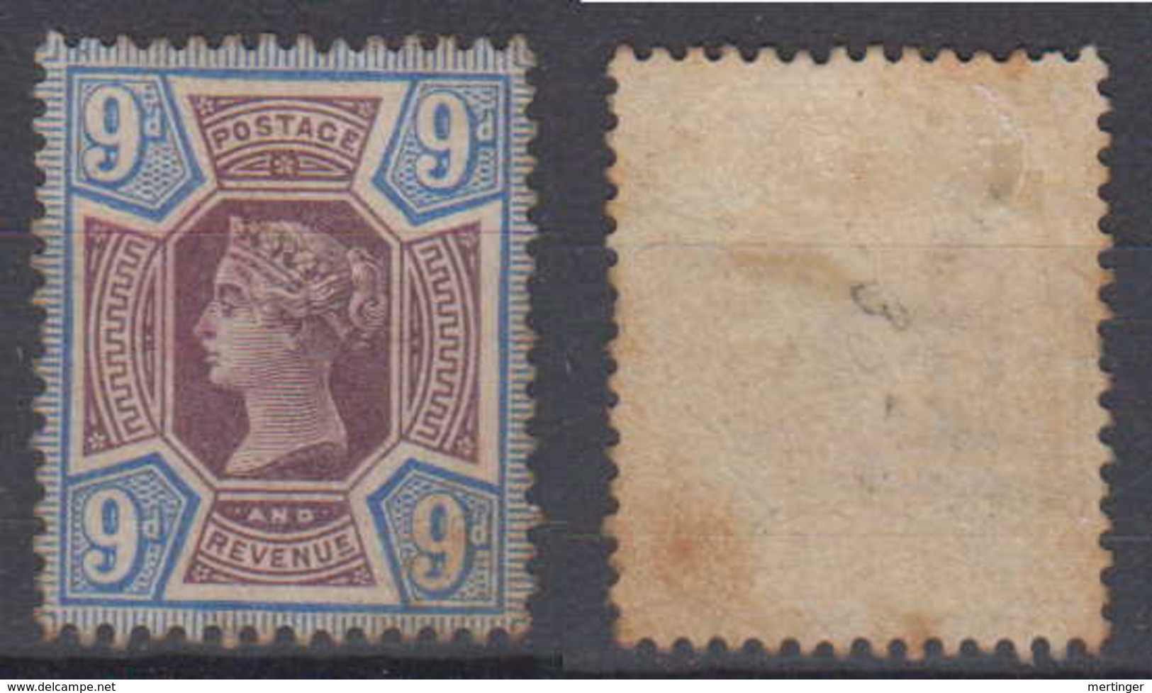 Great Britain Mi# 95 * Mint 9P Victoria 1887 - Unused Stamps