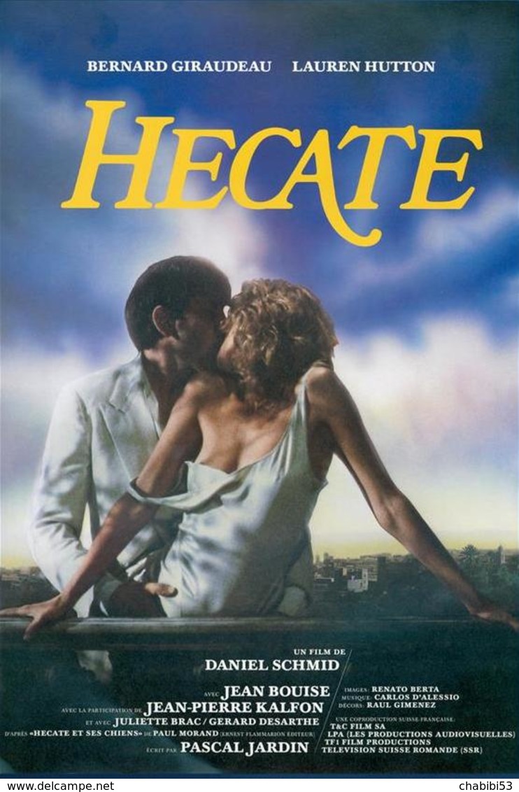 Affiche Film HECATE, MAITRESSE DE LA NUIT Avec Bernard Giraudeau, Lauren Hutton, Jean Bouise - 1982 - Affiches