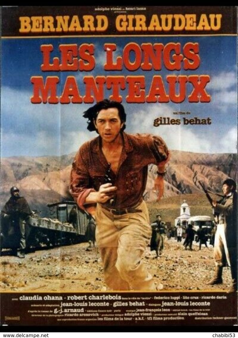 Affiche Film LES LONGS MANTEAUX Avec Bernard Giraudeau, Claudia Ohana, Robert Charlebois - 1986 - Affiches