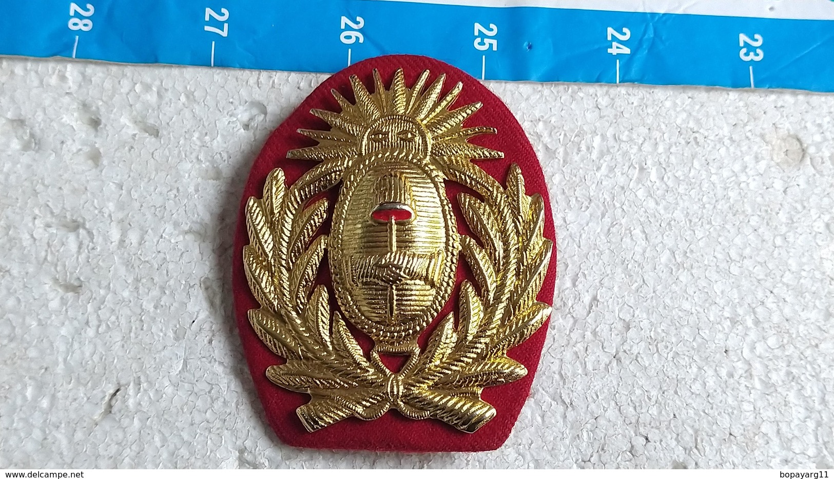 Argentina Army  Ejercito Vintage Hat Badge #11 - Armée De Terre