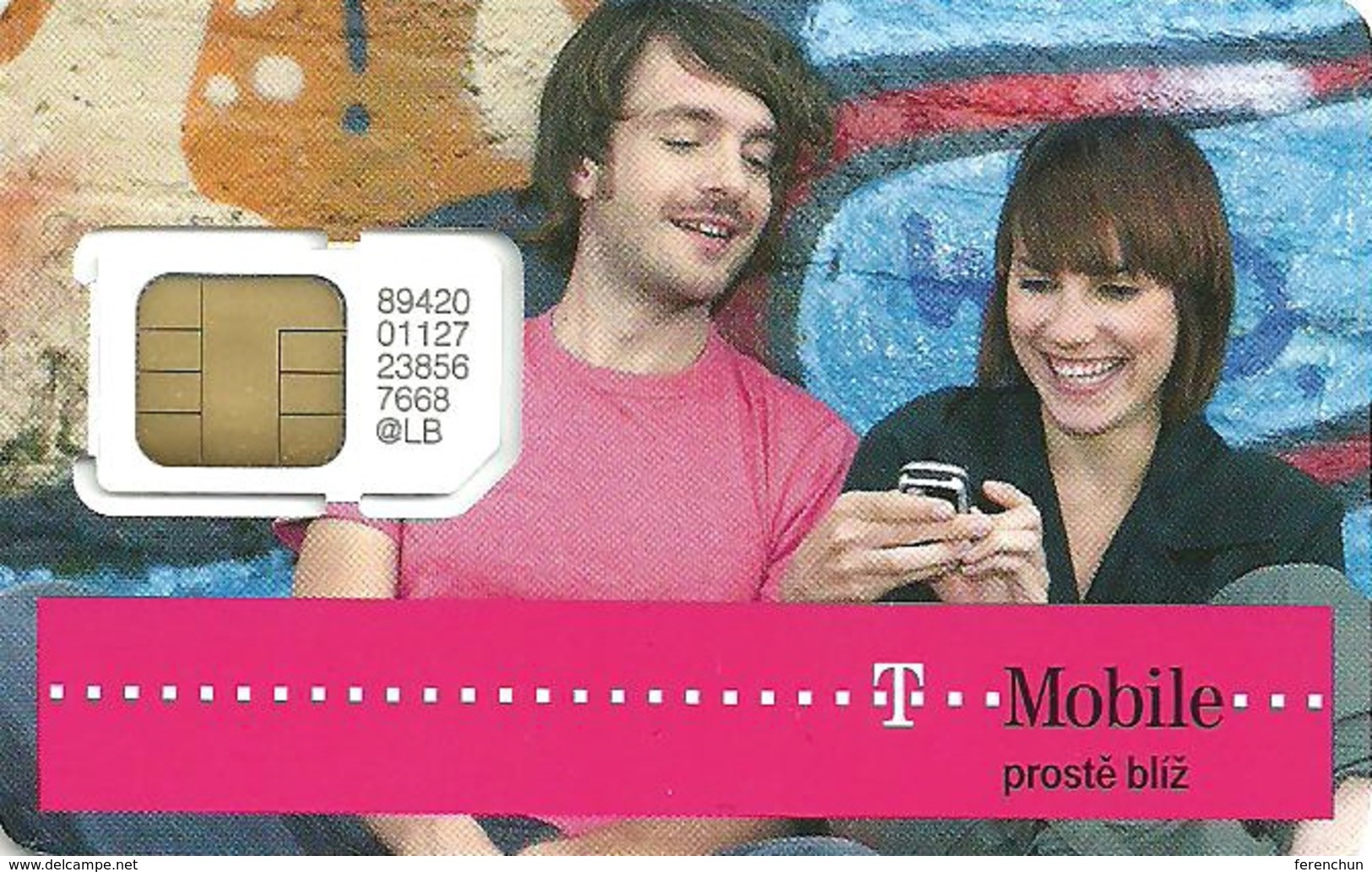 T-MOBILE * MOBILE * GSM * SIM CARD * WOMAN * GIRL * MAN * BOY * T-Mobile 02 * Czech Republic - Czech Republic