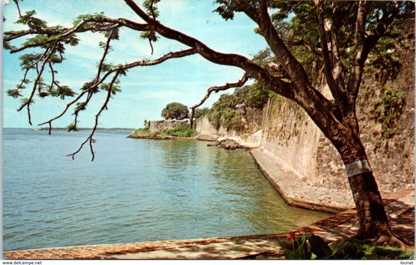 PUERTO RICO - Part Of The Stone Wall Which Defended The City Of San Juan Centuries Ago - San Juan, Puerto Rico - Puerto Rico