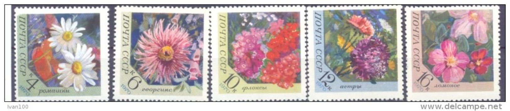 1970. USSR/Russia, Flowers, 5v,  Mint/** - Ungebraucht