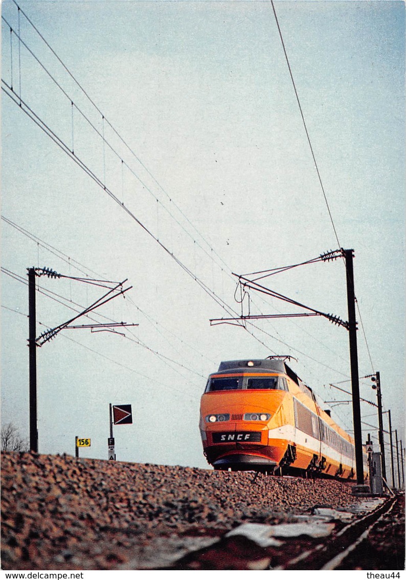 ¤¤  -  T.G.V.   Parie-Sud-Est  - Le 26 Février 1981 La Rame N° 16 à Atteint La Nouvelle Vitesse De 380 Km/h  -  ¤¤ - Trains