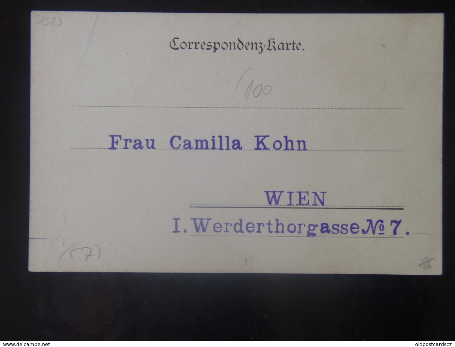 Moser Koloman ? 86 Philipp & Kramer Serie II/4 1898 Wien Wiener Kunstler Postkarte Kolo Art Deco Mucha Style Werkstaette - Moser