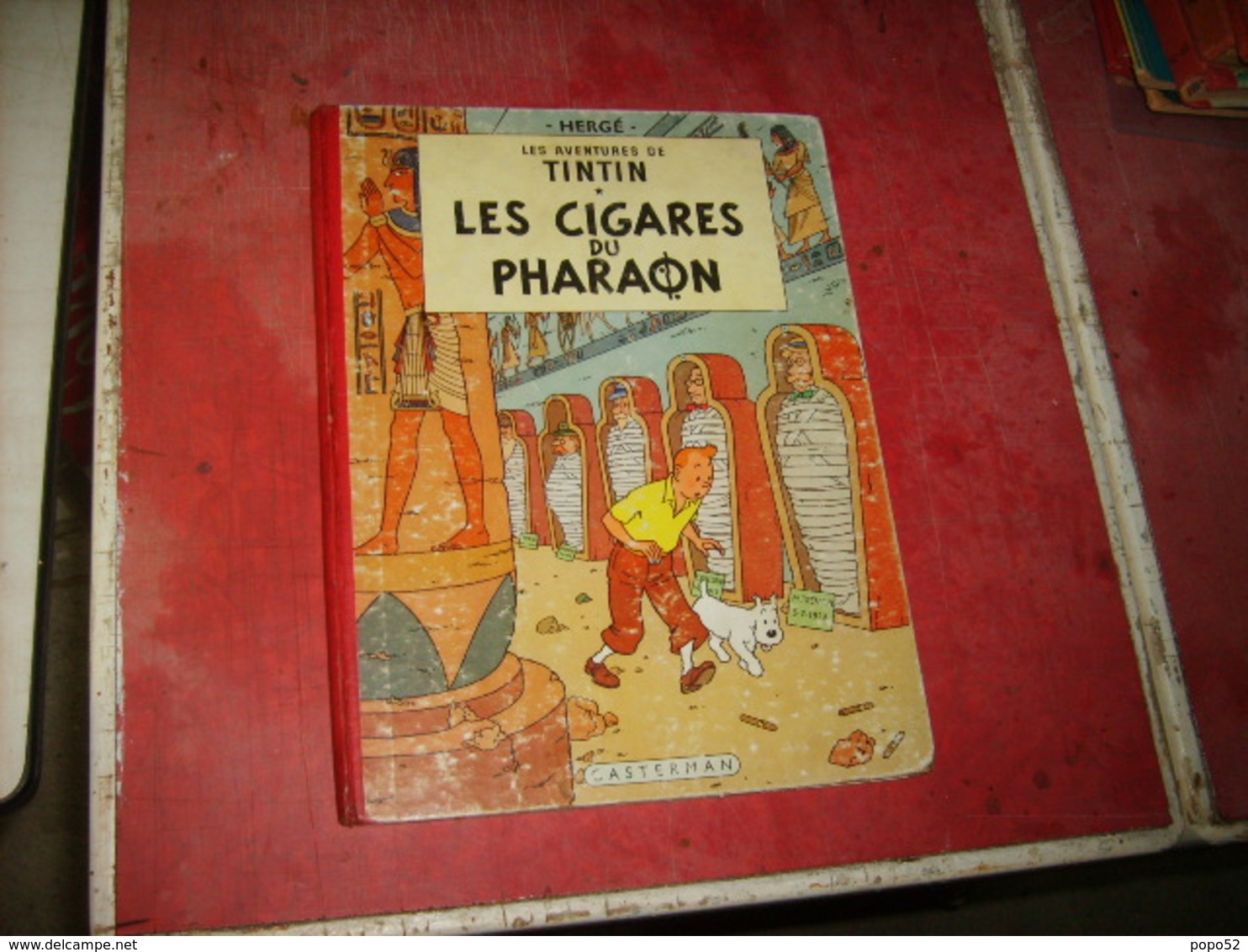 Tintin  Les Cigares Du Pharaon  Cote 250 Euros   B15    (8) - Lots De Plusieurs BD