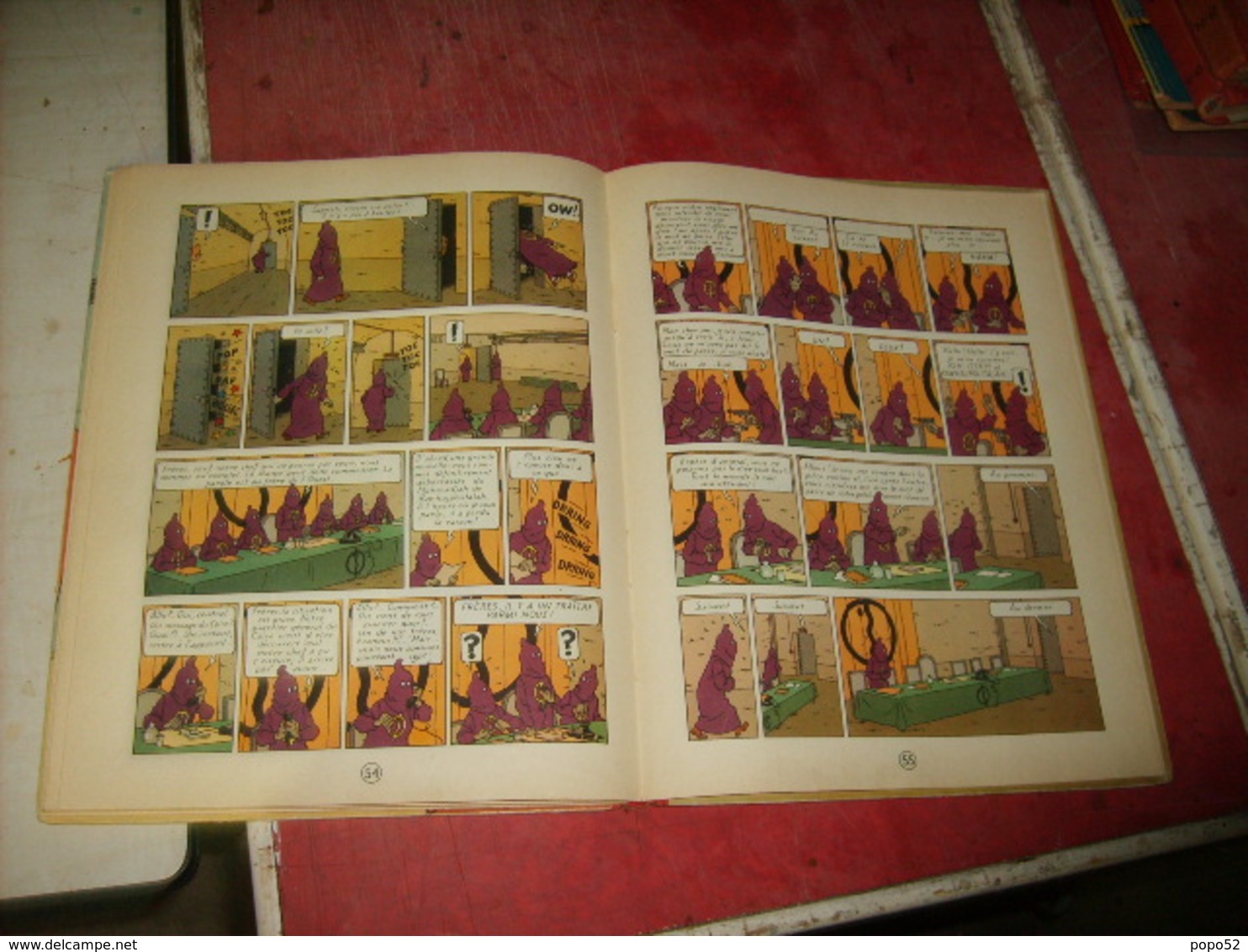 Tintin  Les Cigares Du Pharaon  Cote 250 Euros   B15    (8) - Lots De Plusieurs BD