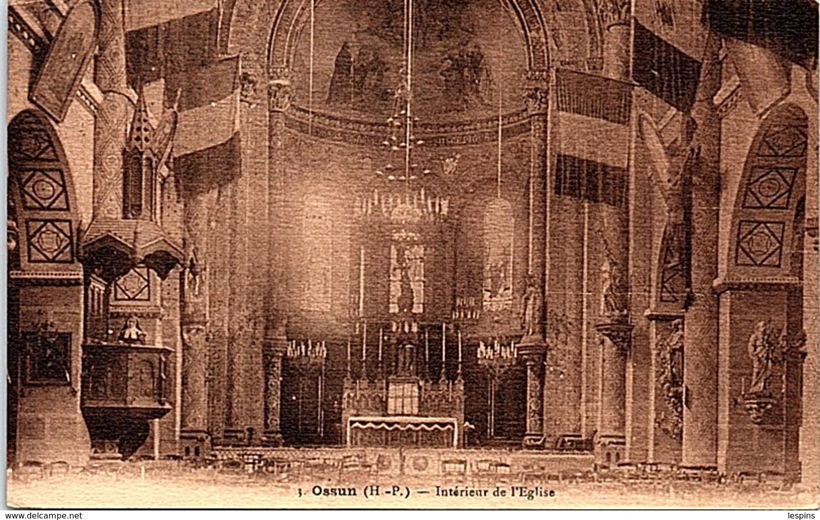 65 - OSSUN -- Intérieur De L'Eglise - Ossun