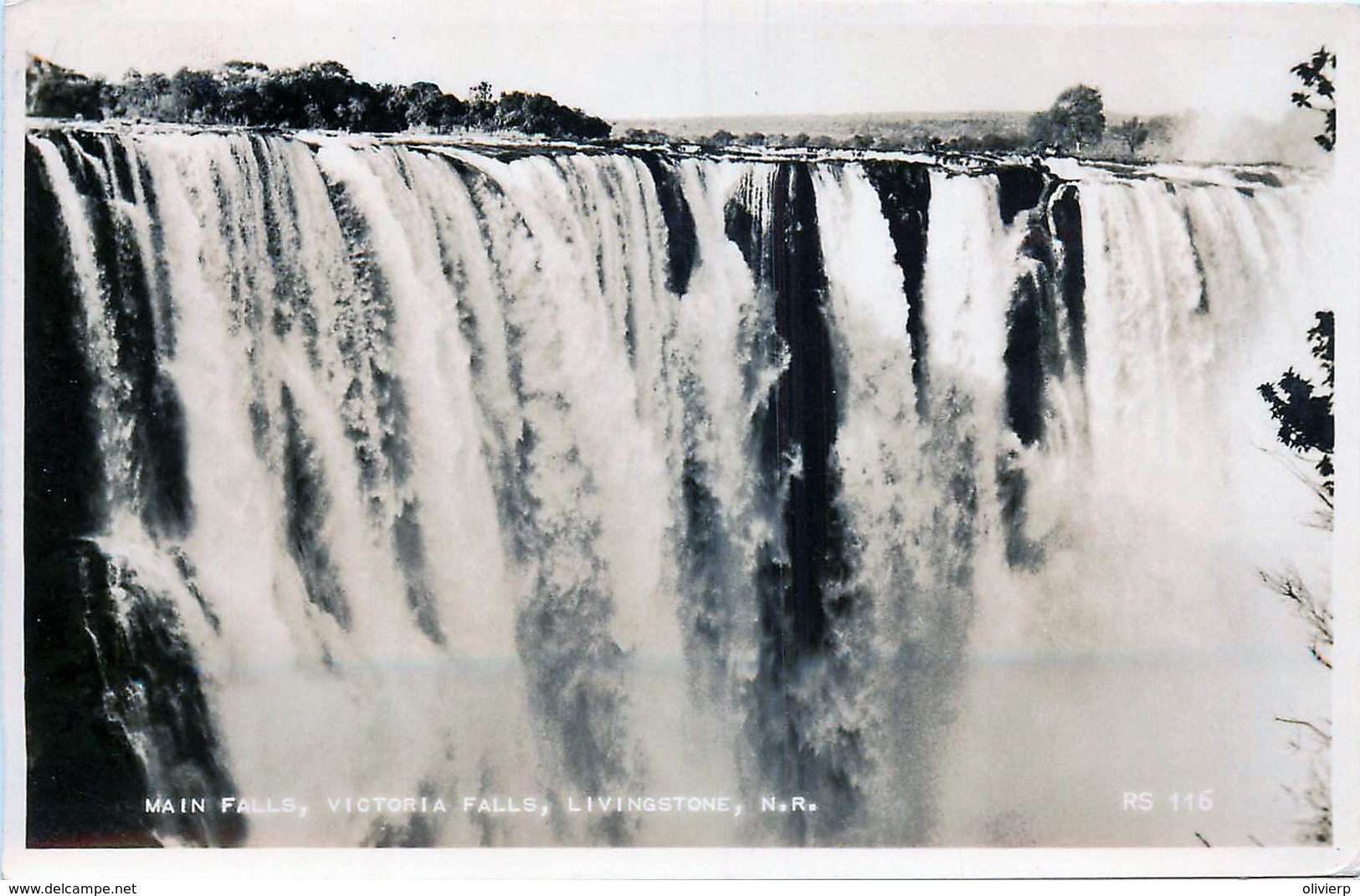 Zambie - Main Falls , Victoria Falls , Livingstone , N.R. - Zambia