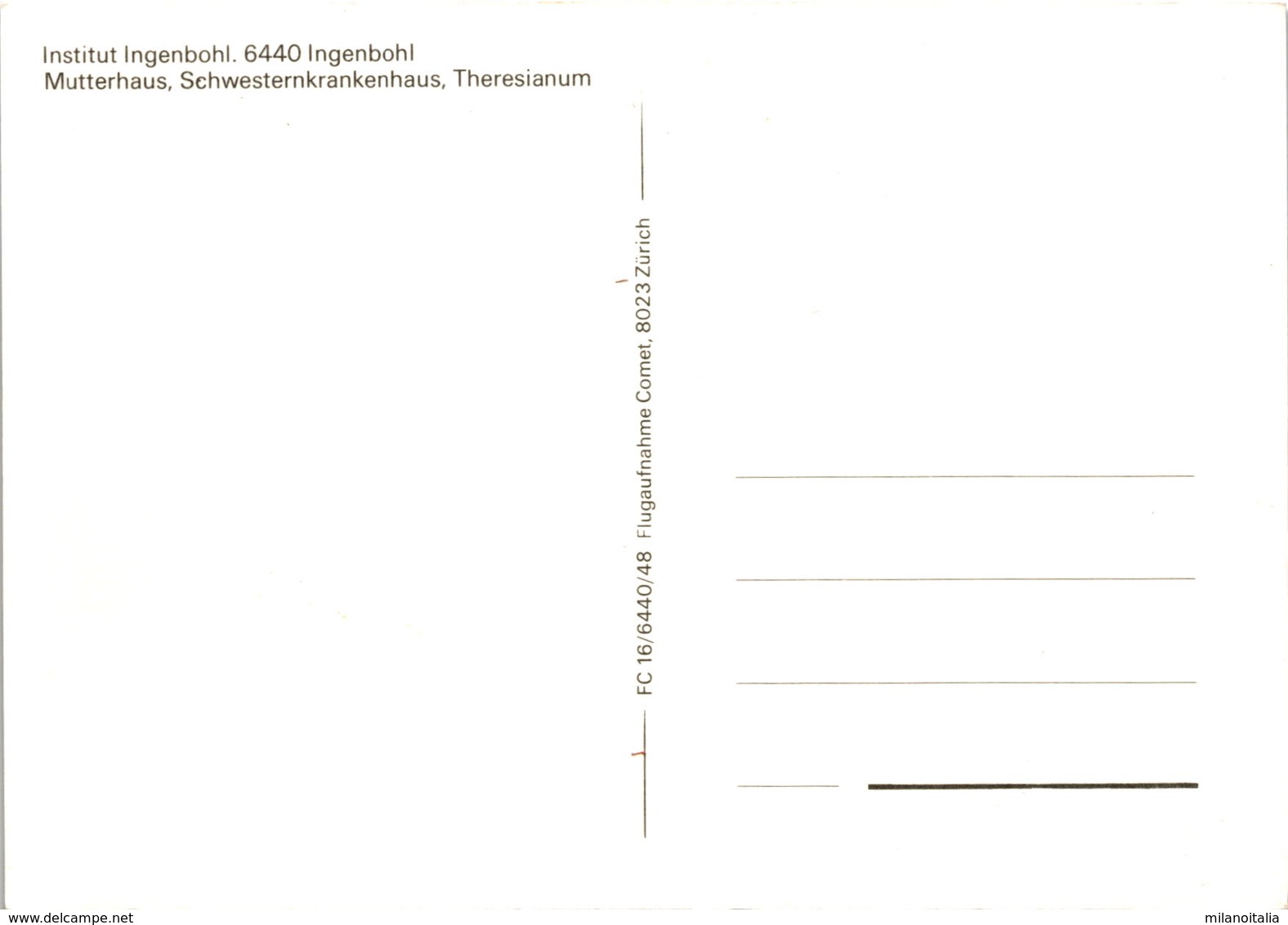 Institut Ingenbohl (16/6440/48) - Ingenbohl