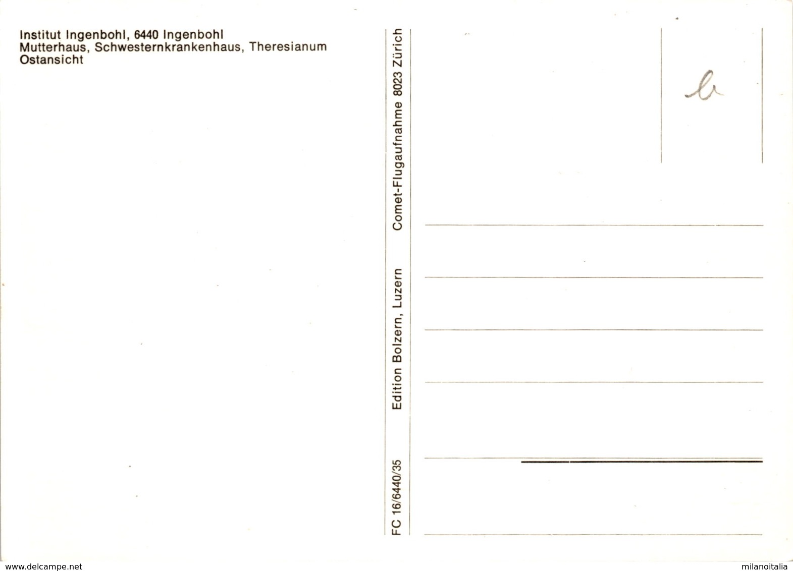 Institut Ingenbohl (16/6440/35) (b) - Ingenbohl