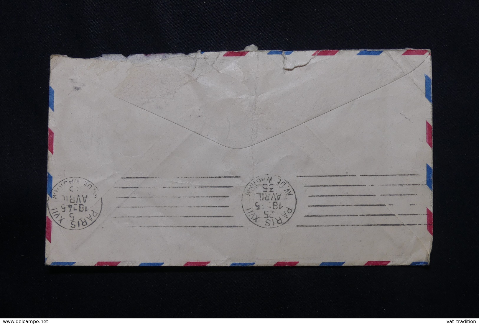 ETATS UNIS - Entier Postal + Complément De Port Arthur Pour La France En 1935 Par Avion - L 60528 - 1921-40
