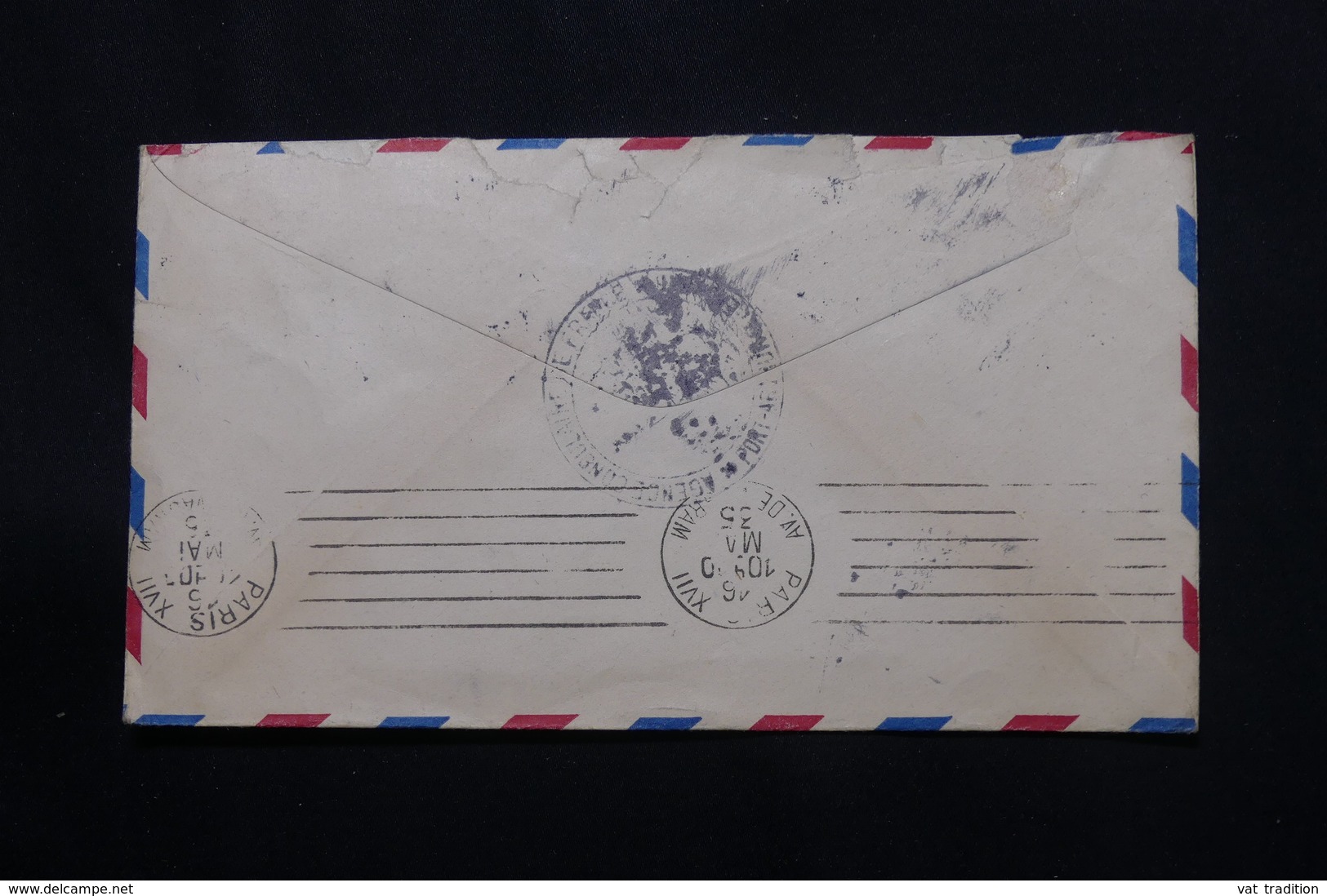 ETATS UNIS - Entier Postal + Complément De Port Arthur Pour La France En 1935 Par Avion  - L 60534 - 1921-40