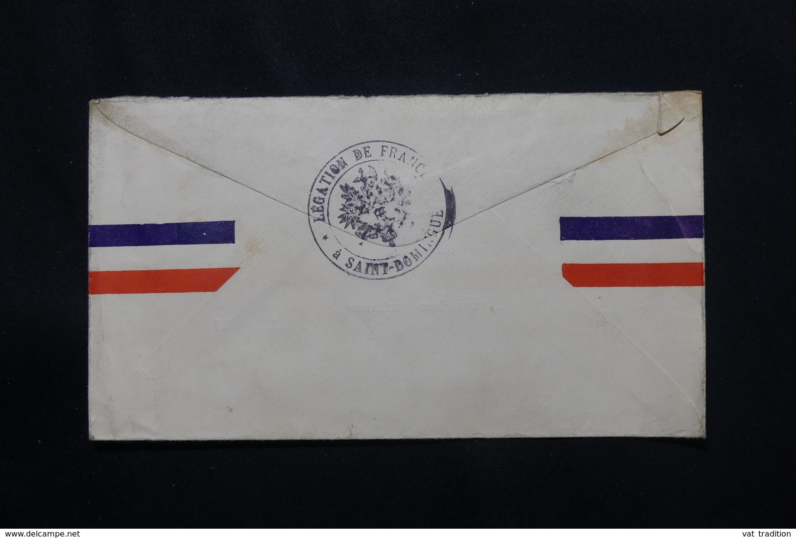 DOMINICAINE - Cachet De La Légation De France Recto / Verso D'une Enveloppe De St Domingue En 1934 Pour Paris  - L 60537 - Dominican Republic