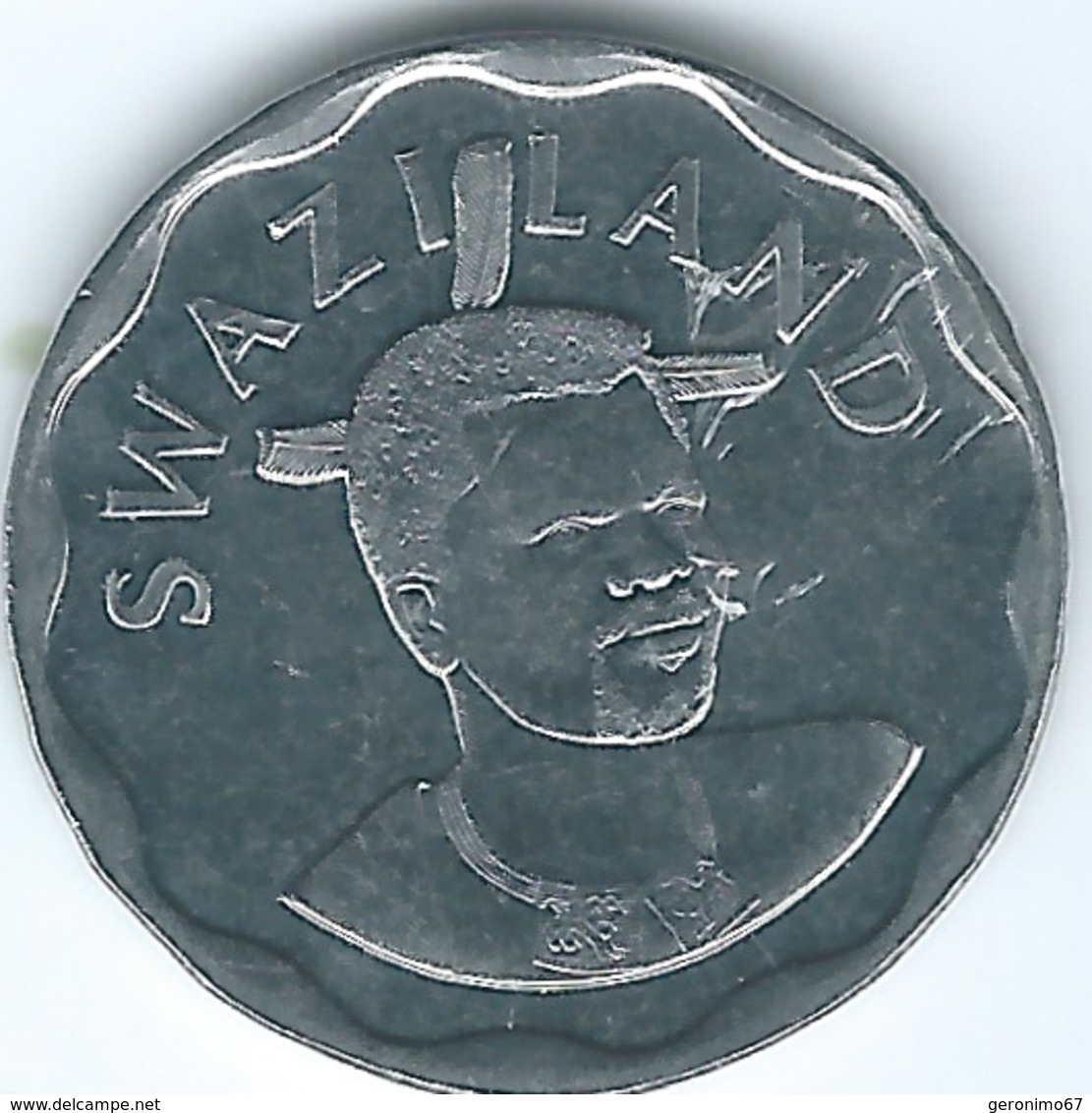 Swaziland - 20 Cents - 2015 - Magnetic - Swaziland